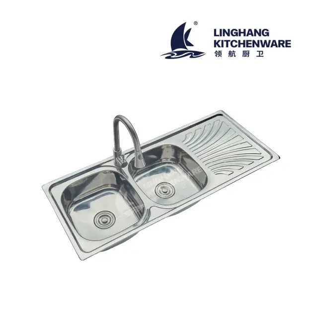 Stainless steel workbench stretch sink bowl 304 stainless steel basin kitchen sink